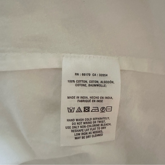 Floreat 100% cotton white midi skirt - Picture 4 of 4